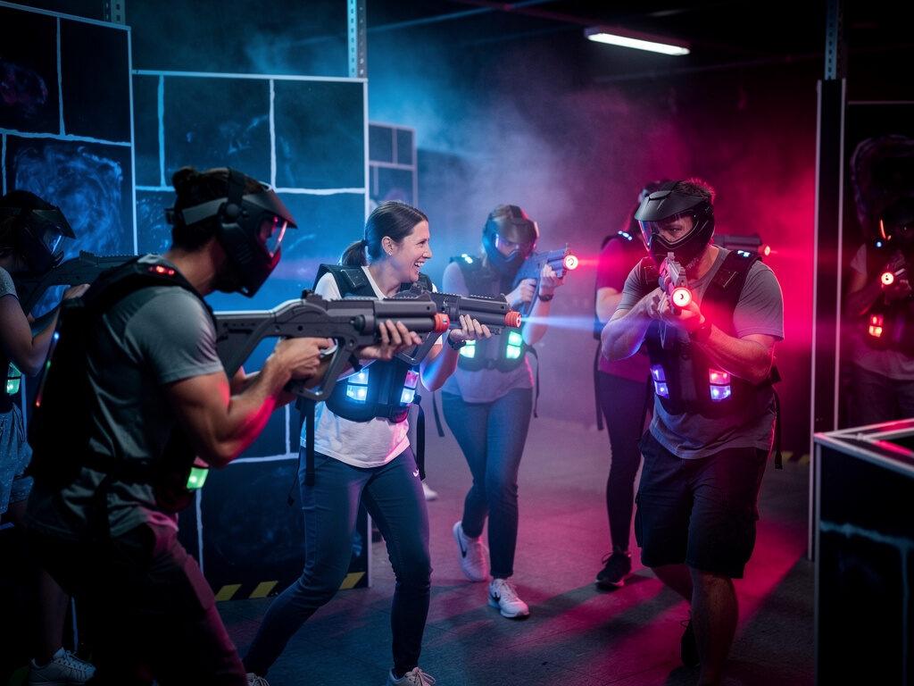 OUTGUN Lasertag – Lasertag in Räumen (Indoor)