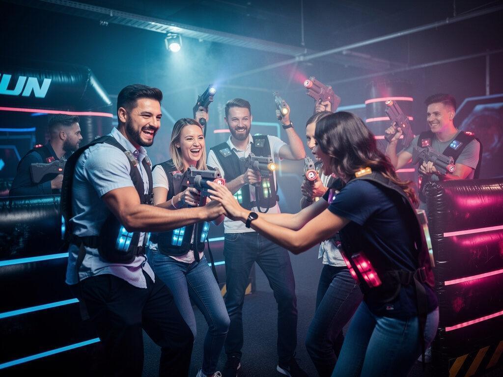 Junggesellenabschied & JGA mit Lasertag – OUTGUN Lasertag