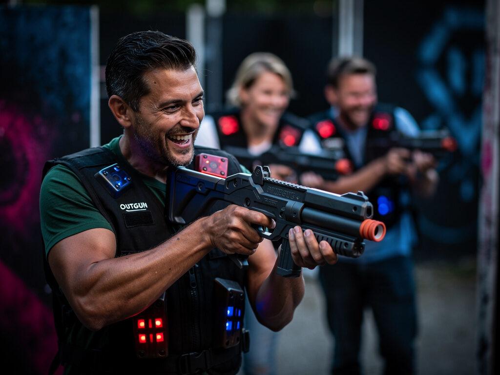 OUTGUN Lasertag – Modul T-Schock für spürbares Gefühl